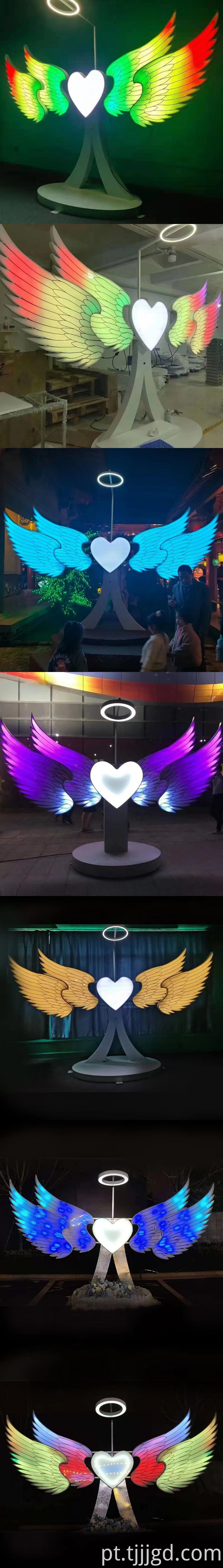 Luminous Wing Shaped Lights